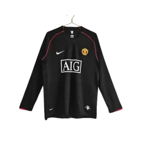 Camiseta Retro Manchester United visitante manga larga 2007/08